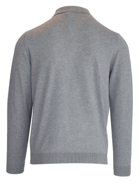 GENTILUOMO - Polo Katoen Lichtgrijs Truien Gentiluomo 