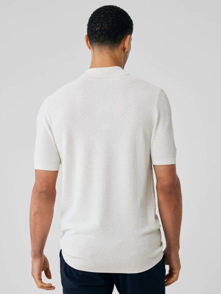 
                  
                    GENTILUOMO - Polo No Buttons Cool Dry Off White Polo's Gentiluomo 
                  
                