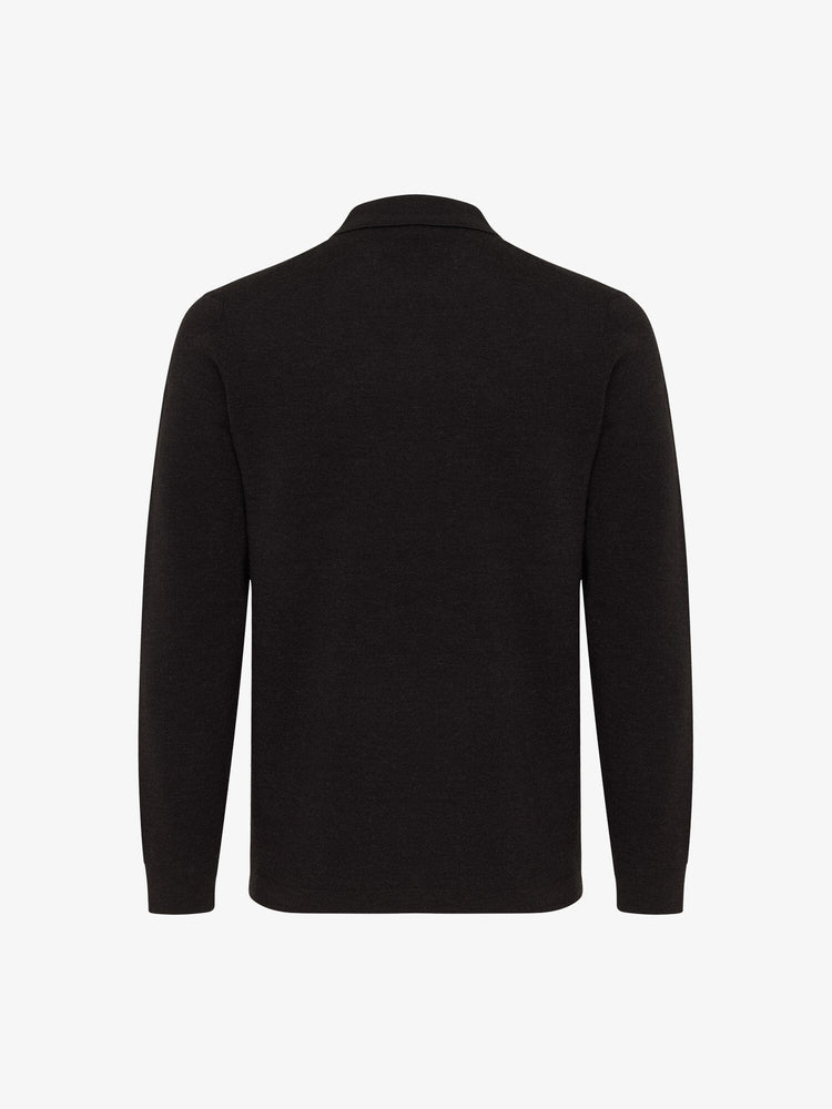 
                  
                    GENTILUOMO - Polo Zip Sweater Merino Bruin Truien Gentiluomo 
                  
                