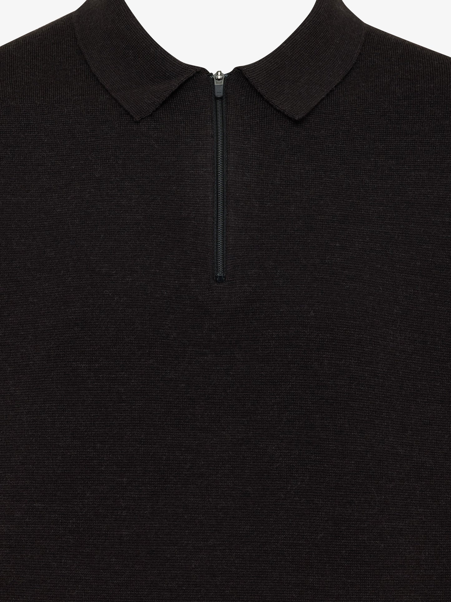 GENTILUOMO - Polo Zip Sweater Merino Bruin Truien Gentiluomo 