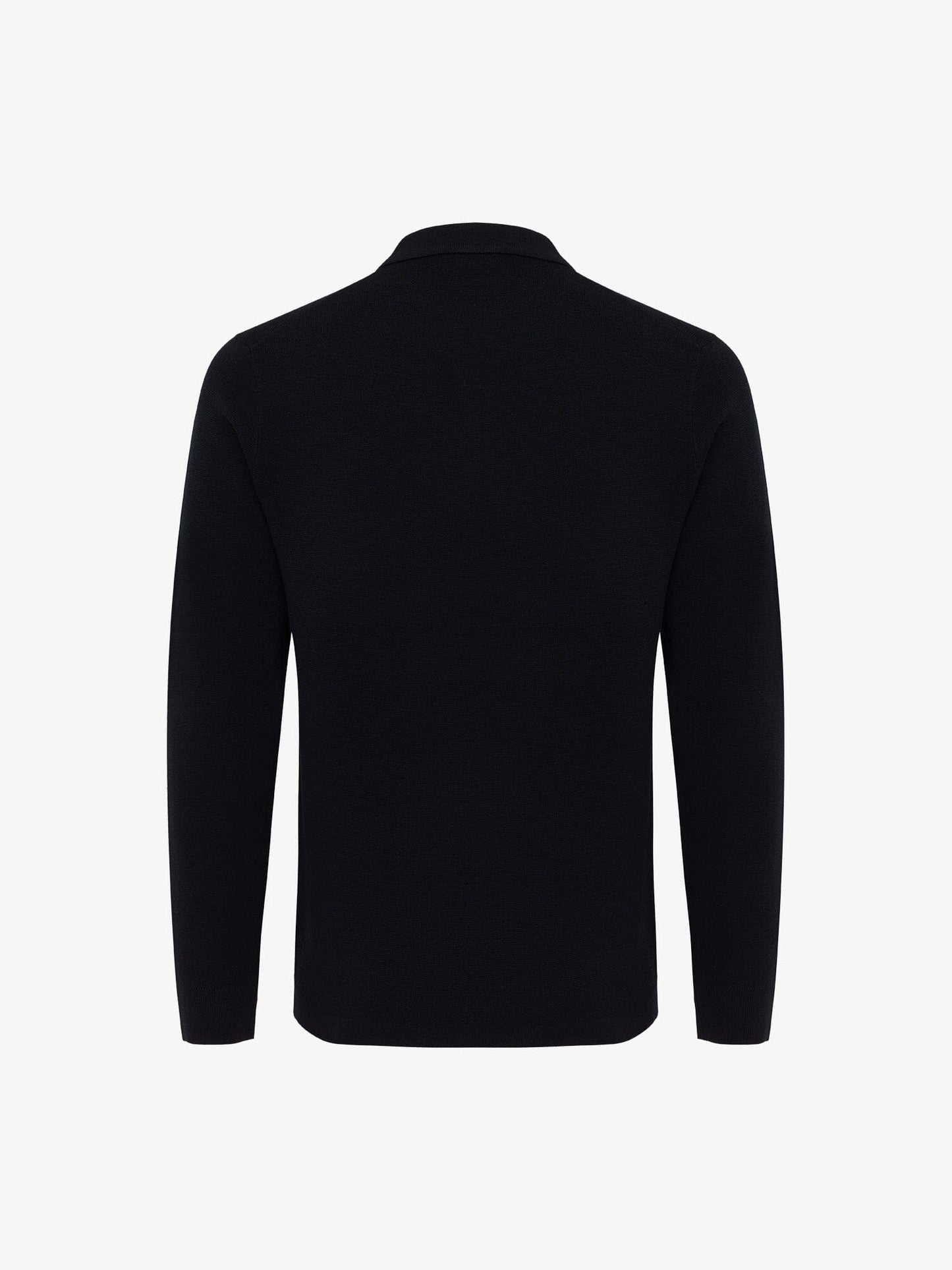 
                  
                    GENTILUOMO - Polo Zip Sweater Merino Navy Truien Gentiluomo 
                  
                
