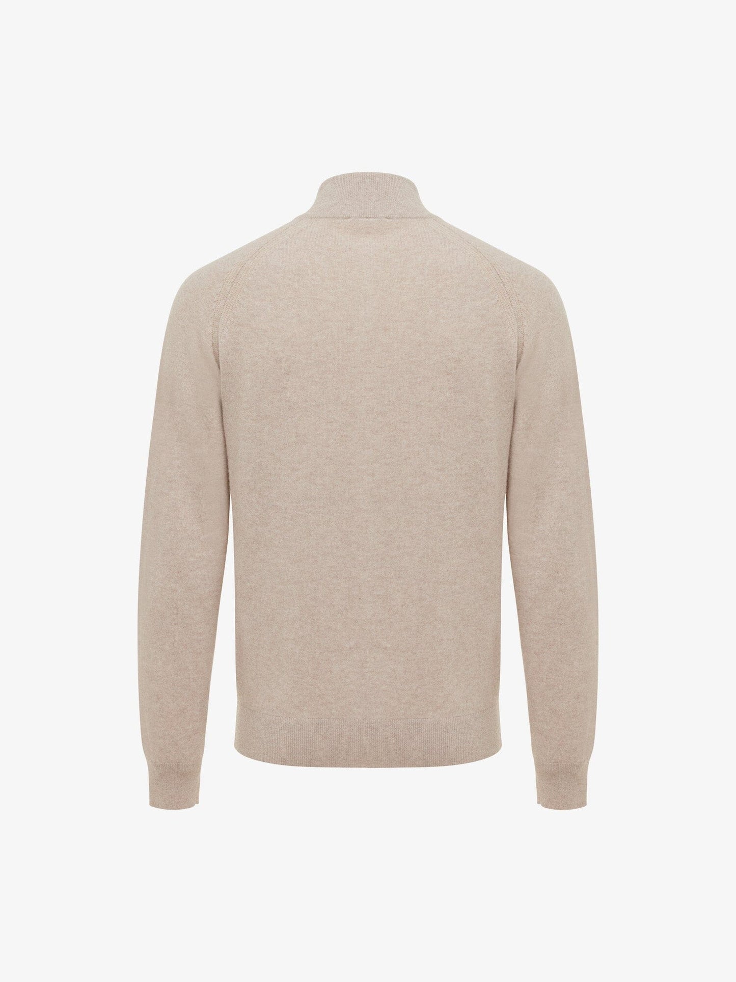 
                  
                    GENTILUOMO - Raglan Cardigan Zip Cashmere Merino Beige Truien Gentiluomo 
                  
                