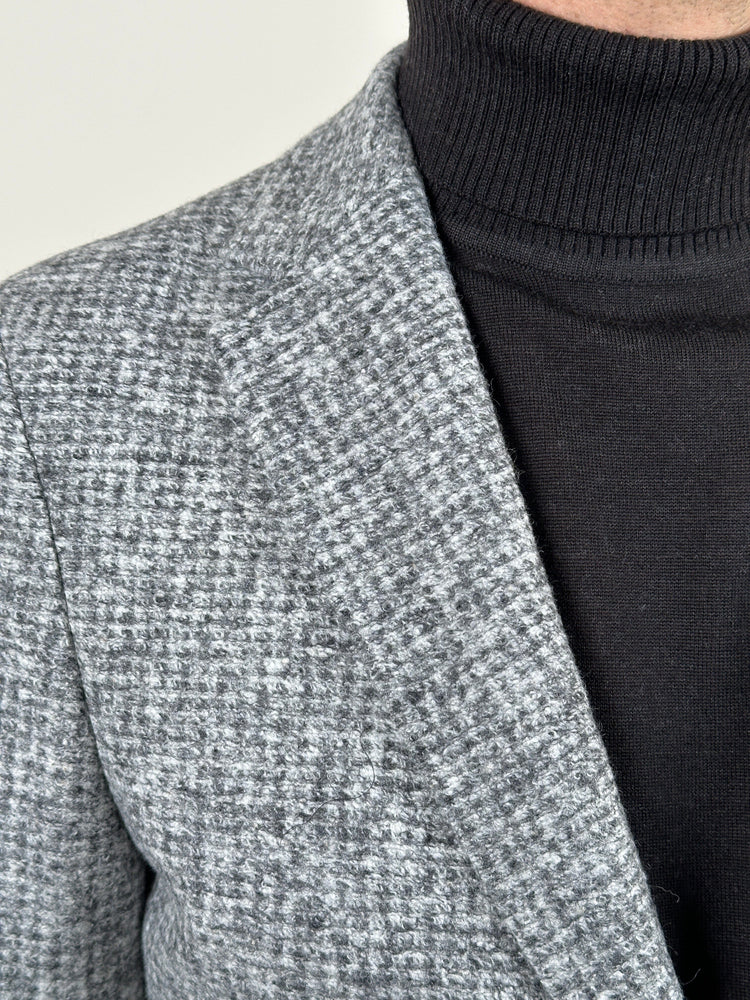 
                  
                    GENTILUOMO - Stretch Wool Blazer Grijs Blazers & kostuums Gentiluomo 
                  
                