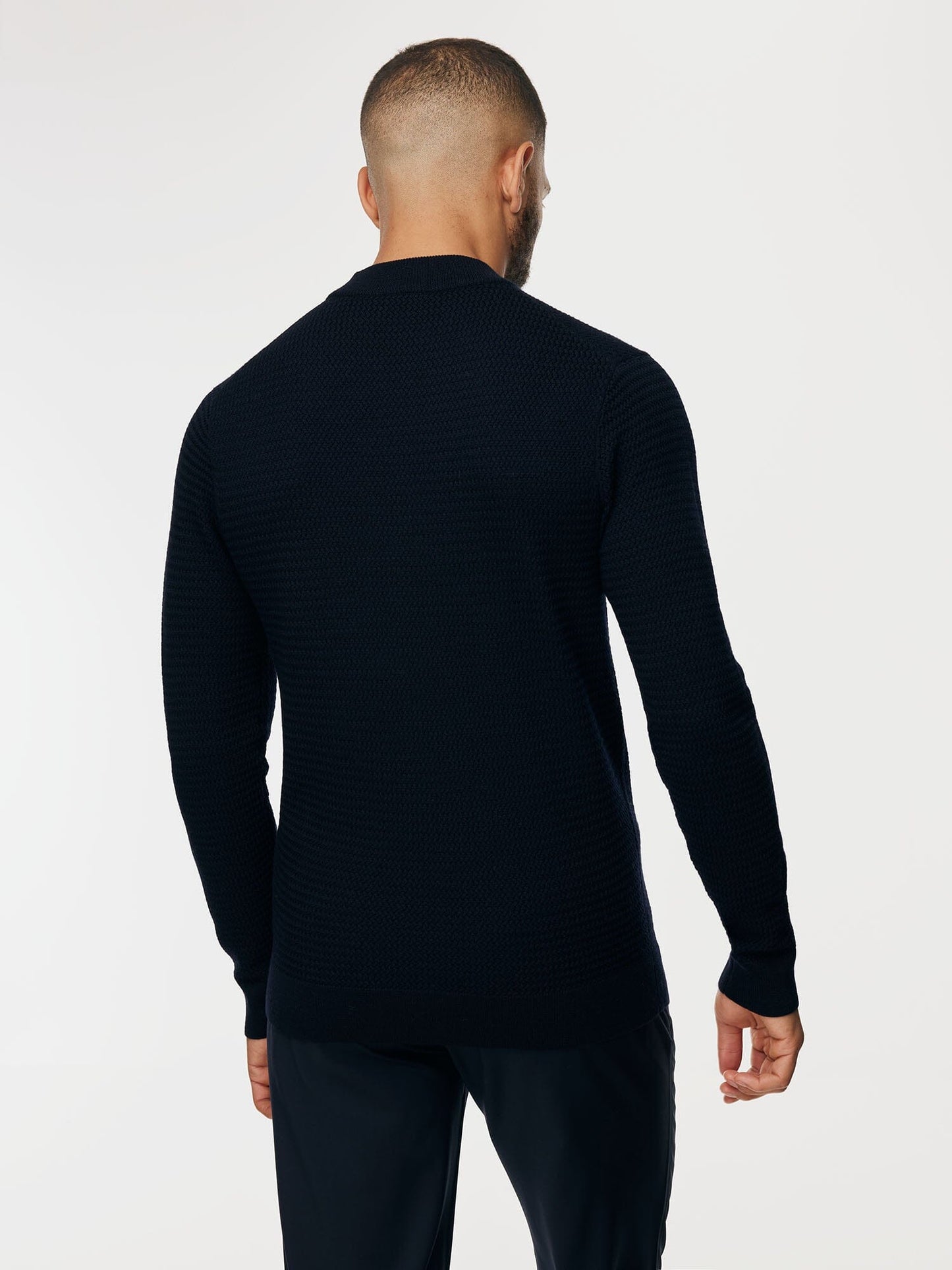 
                  
                    GENTILUOMO - Structured Turtleneck Wool Donkerblauw Truien Gentiluomo 
                  
                