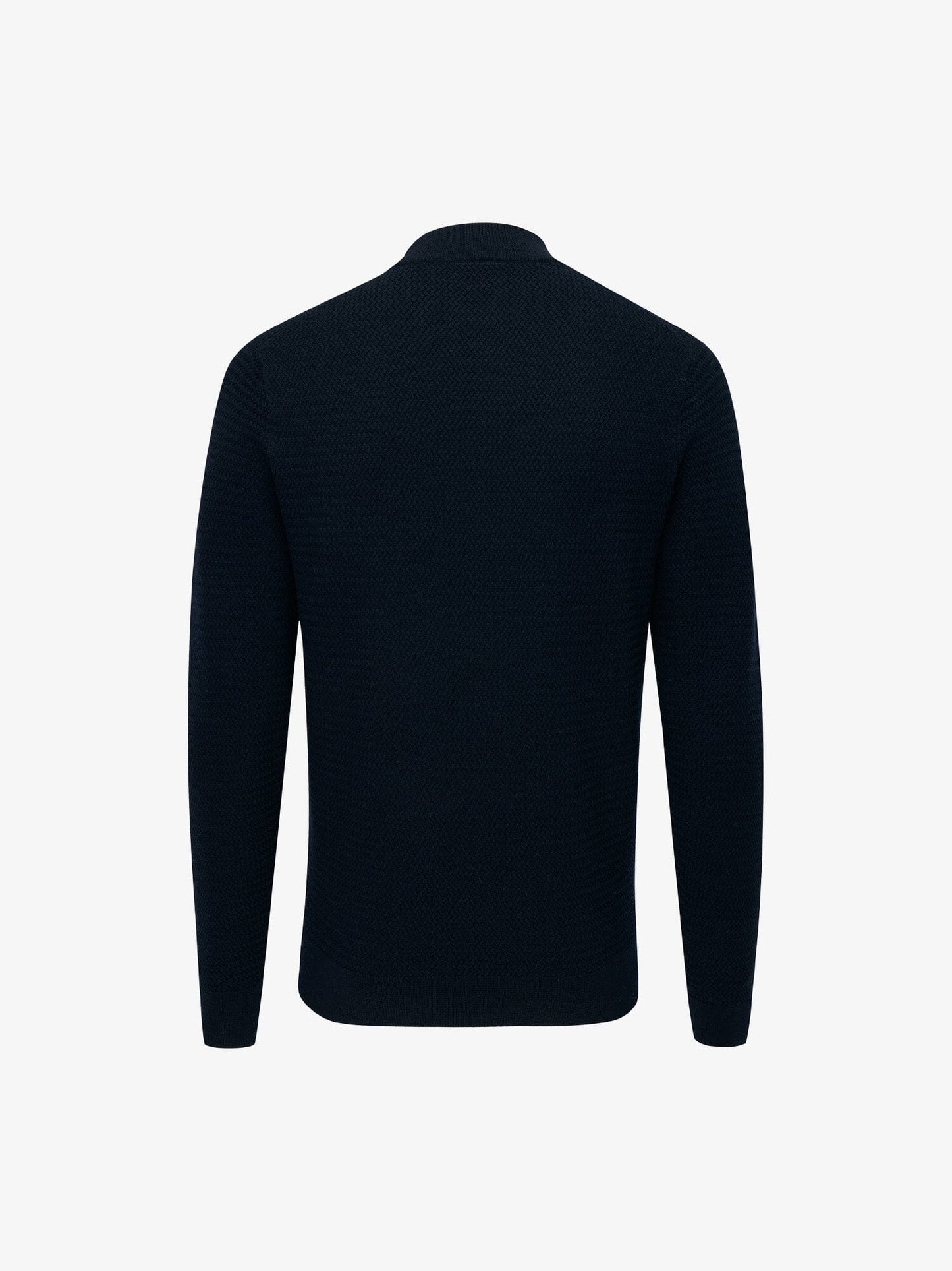 
                  
                    GENTILUOMO - Structured Turtleneck Wool Donkerblauw Truien Gentiluomo 
                  
                