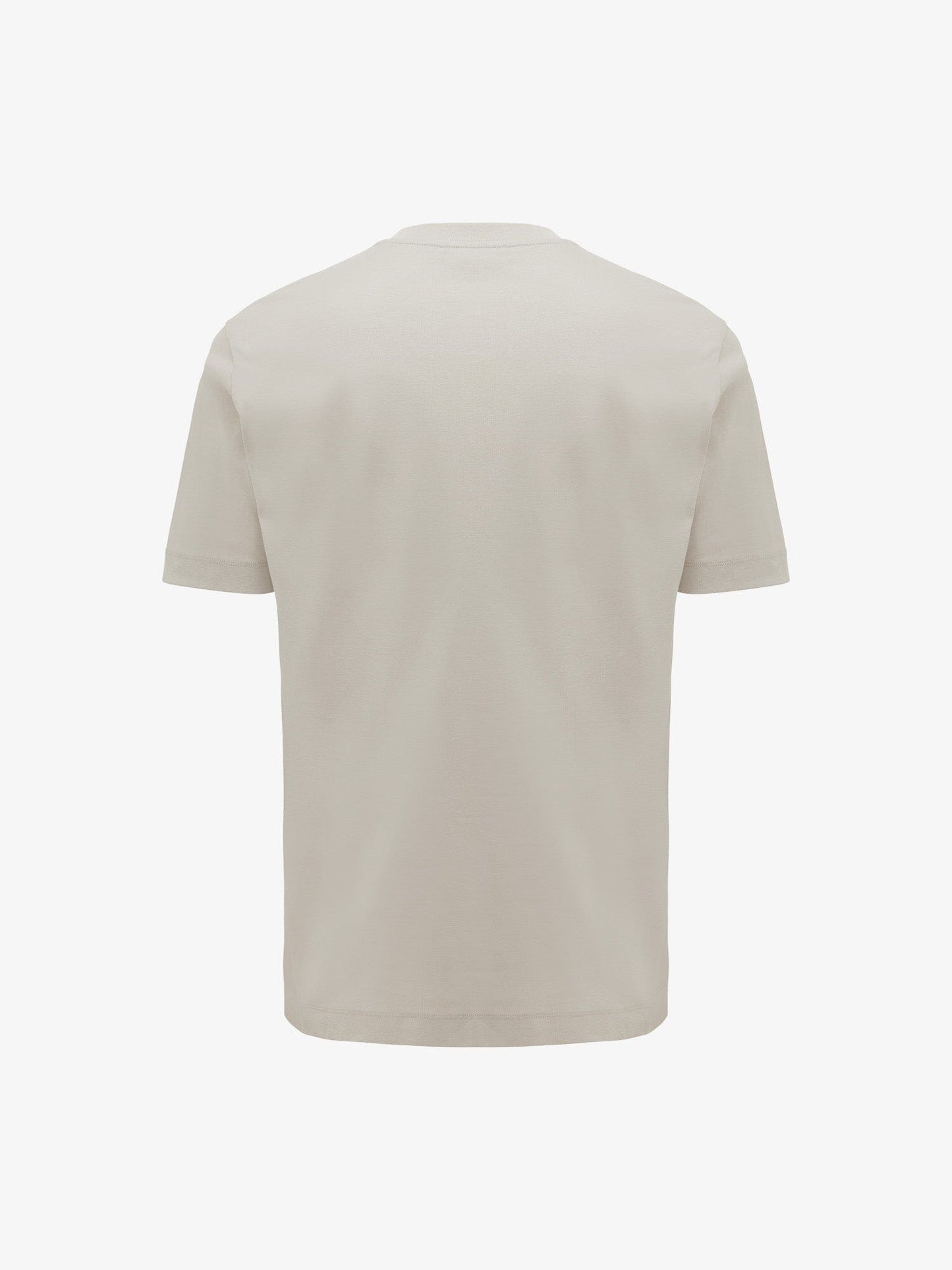 GENTILUOMO - T-Shirt Gemerceriseerd Katoen Beige T-shirts Gentiluomo 