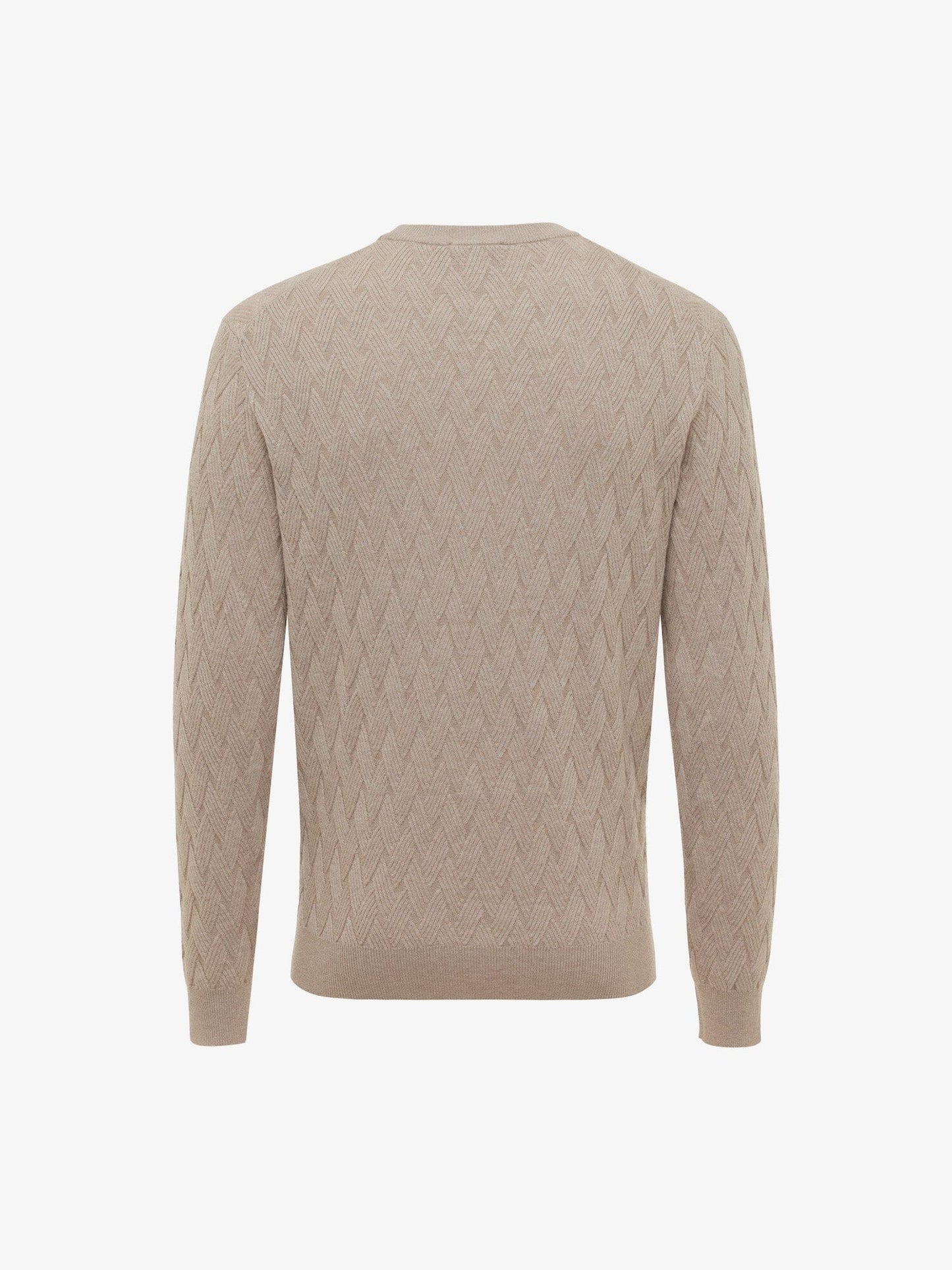
                  
                    GENTILUOMO - Trui Kabelmotief Beige Truien Gentiluomo 
                  
                