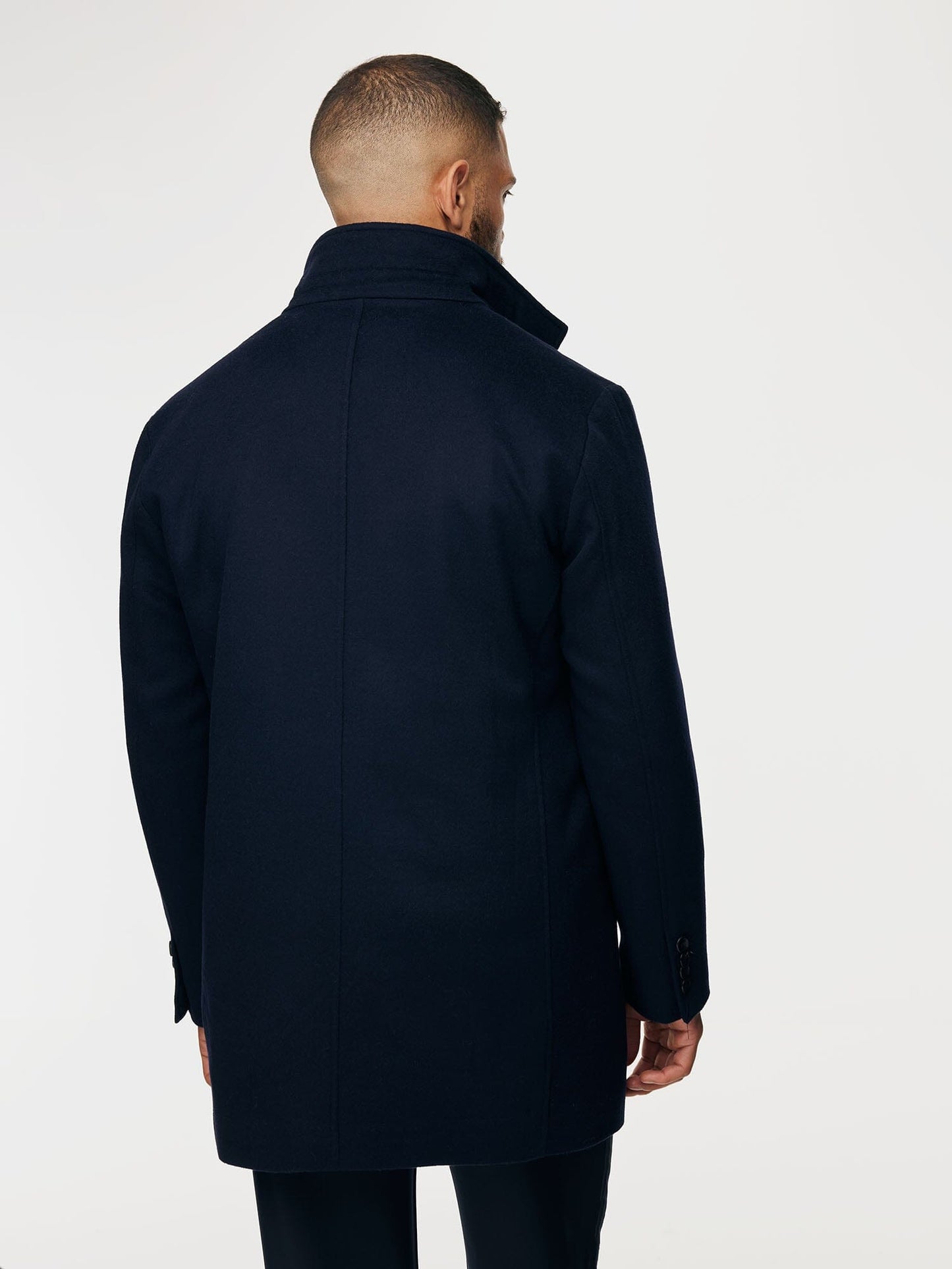 
                  
                    GENTILUOMO - Wool Mantel Maurizio Blauw Jassen Gentiluomo 
                  
                