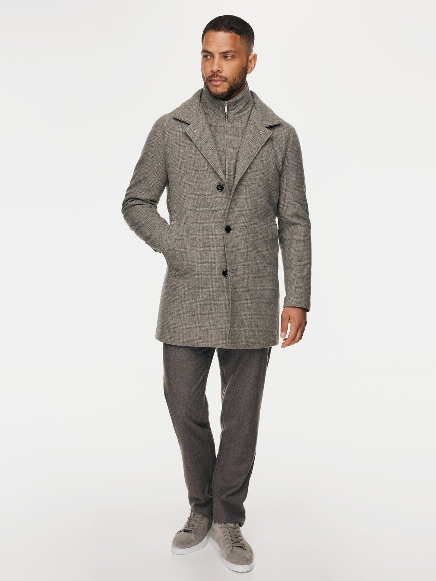 
                  
                    GENTILUOMO - Wool Mantel Maurizio Bruin Jassen Gentiluomo 
                  
                