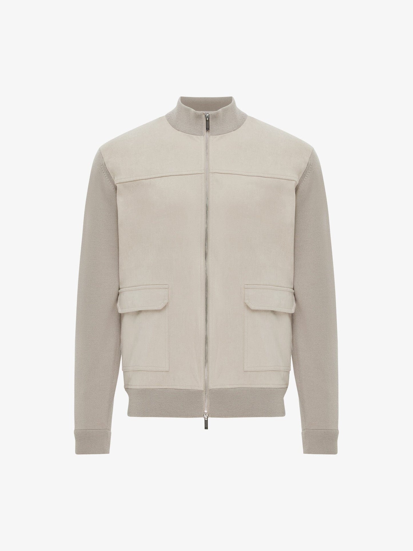 GENTILUOMO - Zomer Jasje Merino Beige Jassen Gentiluomo 