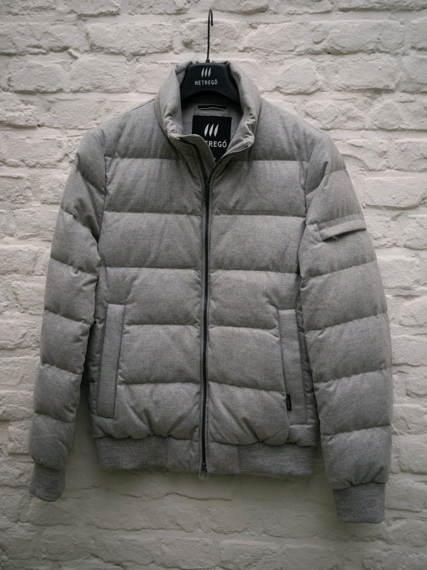 HETREGO - Jas Leonard Grijsbeige Jassen Hetrego 