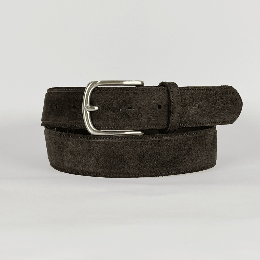 ICON - Riem Suede Donkerbruin riemen ICON 