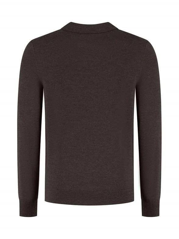 
                  
                    I'm Fine - Padola Cardigan 2-way zip with pockets Brown Truien I'm Fine 
                  
                
