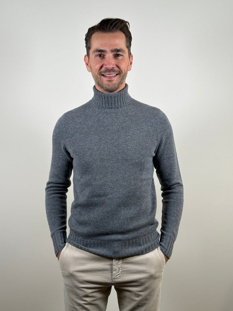 I'm Fine - Rolkraag Merino Cashmere Obsidian Truien I'm Fine 