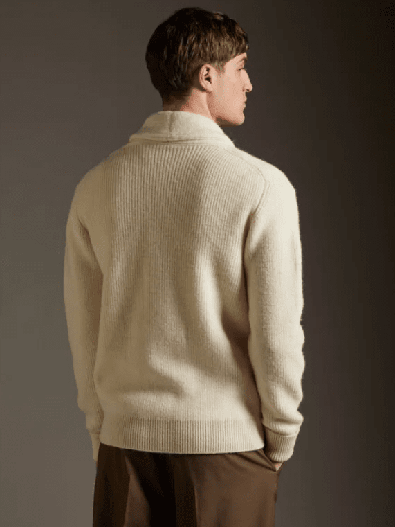 
                  
                    KANGRA - Cardigan Sjaalkraag Wol Alpaca Panna Truien Kangra 
                  
                