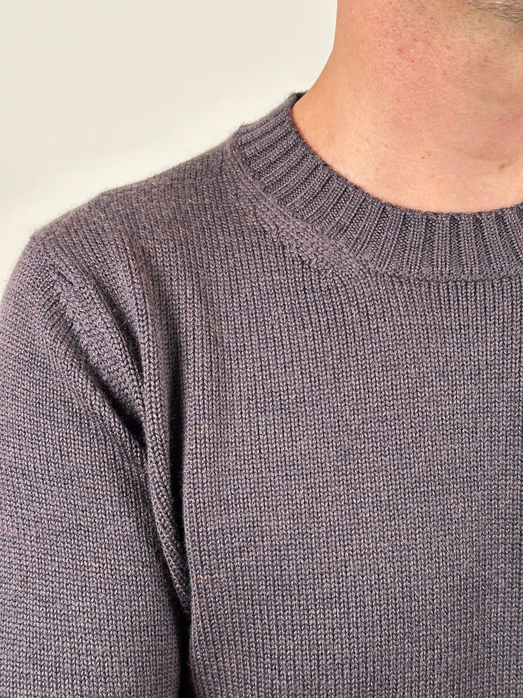 
                  
                    KANGRA - Donkerbruine Wol Trui Truien Kangra 
                  
                