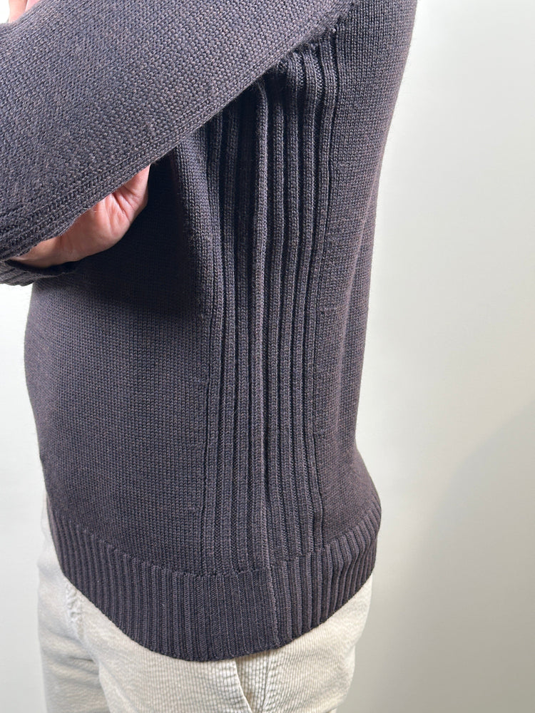 KANGRA - Donkerbruine Wol Trui Truien Kangra 