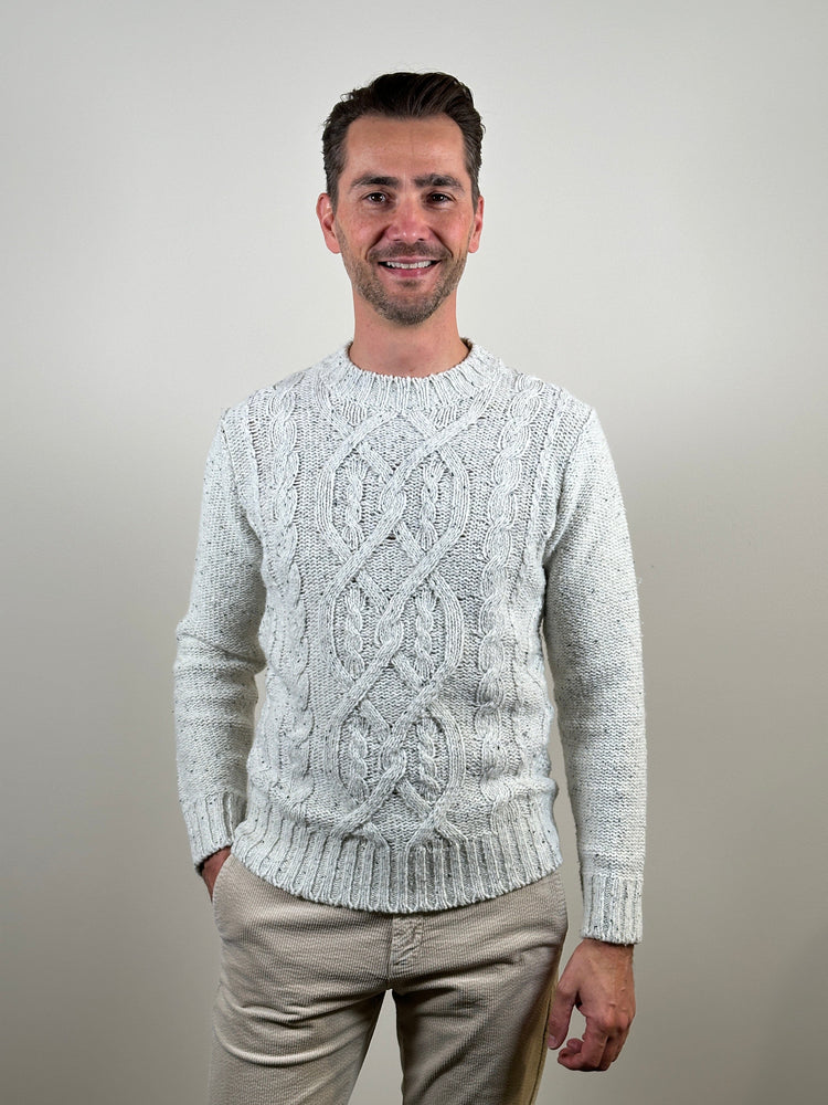 
                  
                    KANGRA - Ivoor Kleurige Kabeltrui Truien Kangra 
                  
                