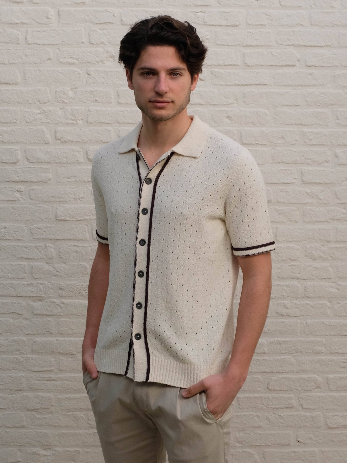 
                  
                    KANGRA - Polo Cardigan Ecru Polo's Kangra 
                  
                