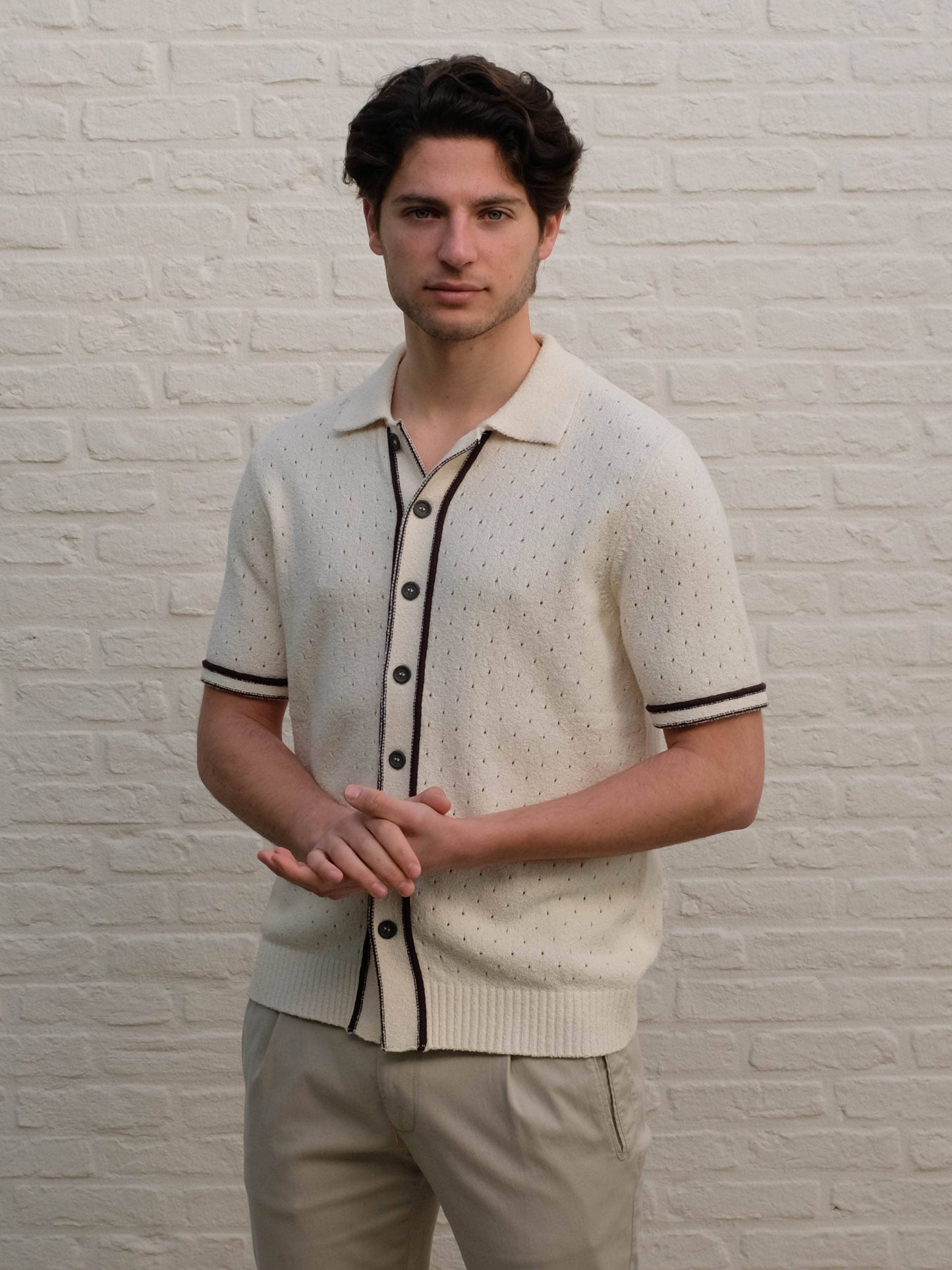 
                  
                    KANGRA - Polo Cardigan Ecru Polo's Kangra 
                  
                