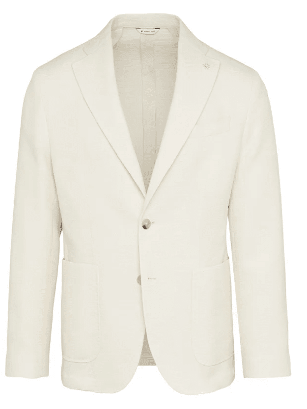 MANUEL RITZ - Blazer Ecru Blazers & kostuums Manuel Ritz 