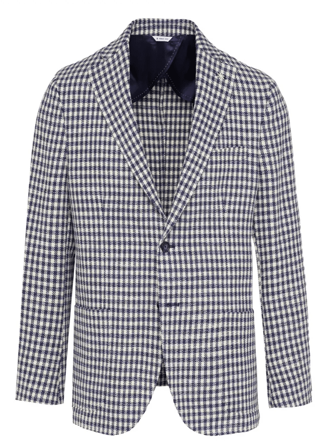 MANUEL RITZ - Blazer Geruit Blauw Blazers & kostuums Manuel Ritz 