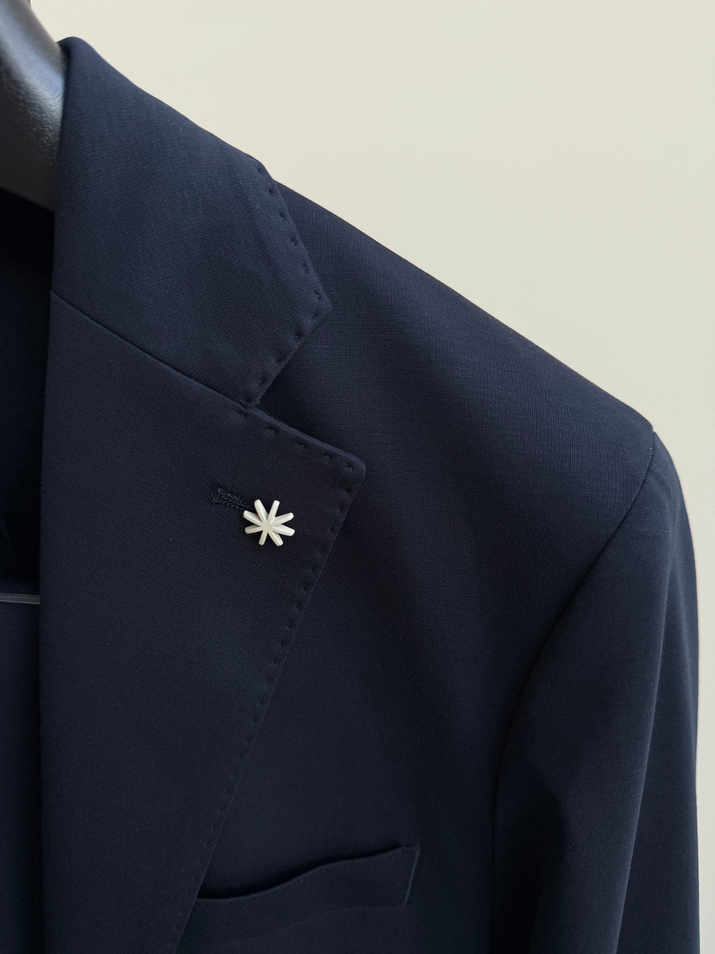 MANUEL RITZ - Suit Katoen Elastan Blauw Blazers & kostuums Manuel Ritz 