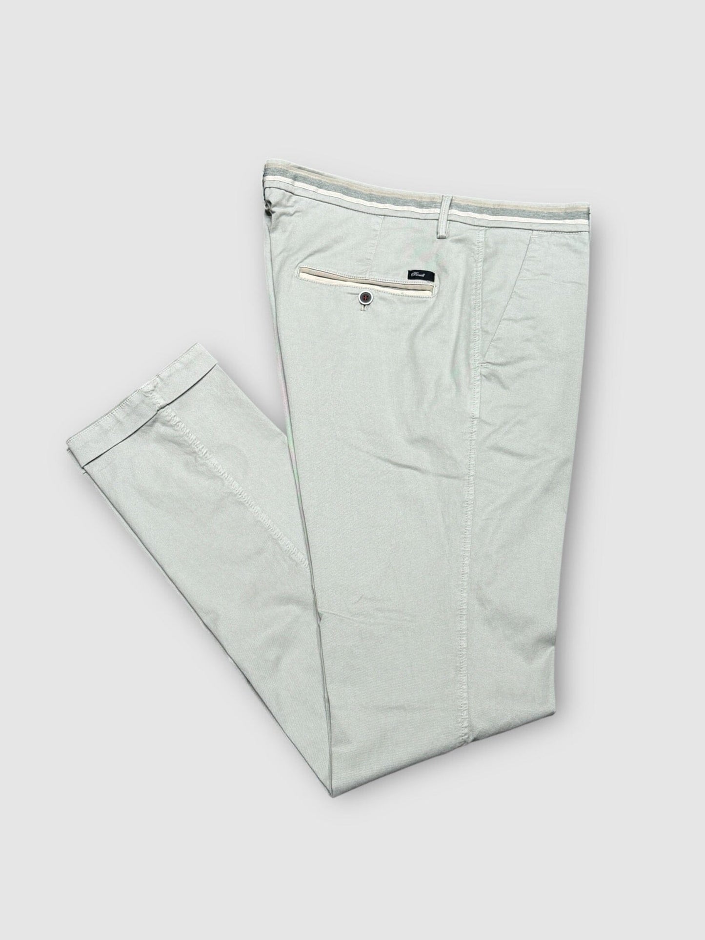 POWELL BY MASONS - Chino Grijsgroen Broeken Powell 