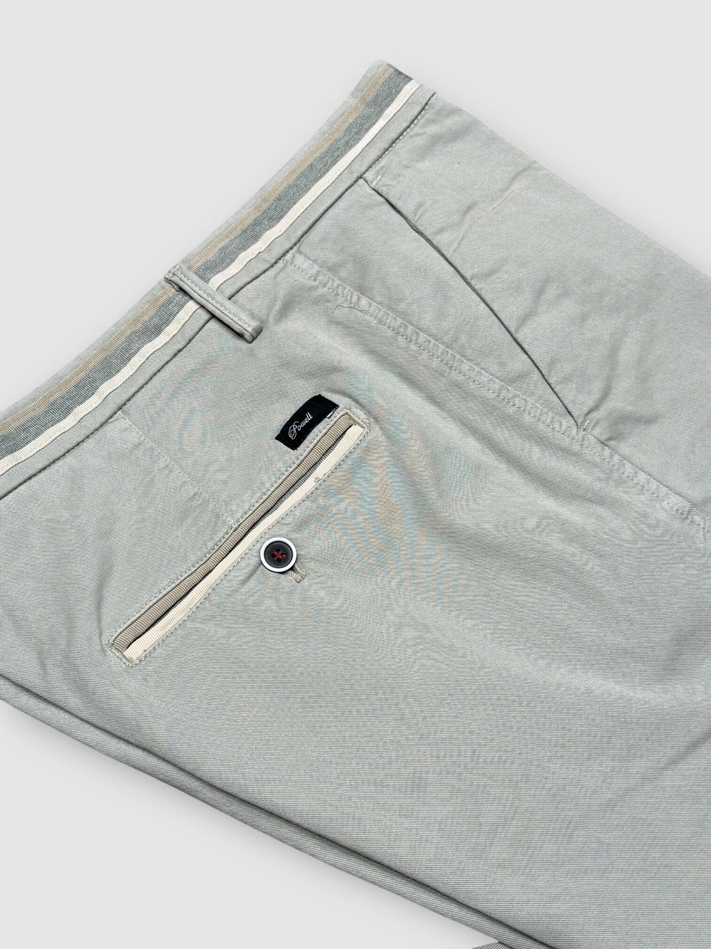 POWELL BY MASONS - Chino Grijsgroen Broeken Powell 