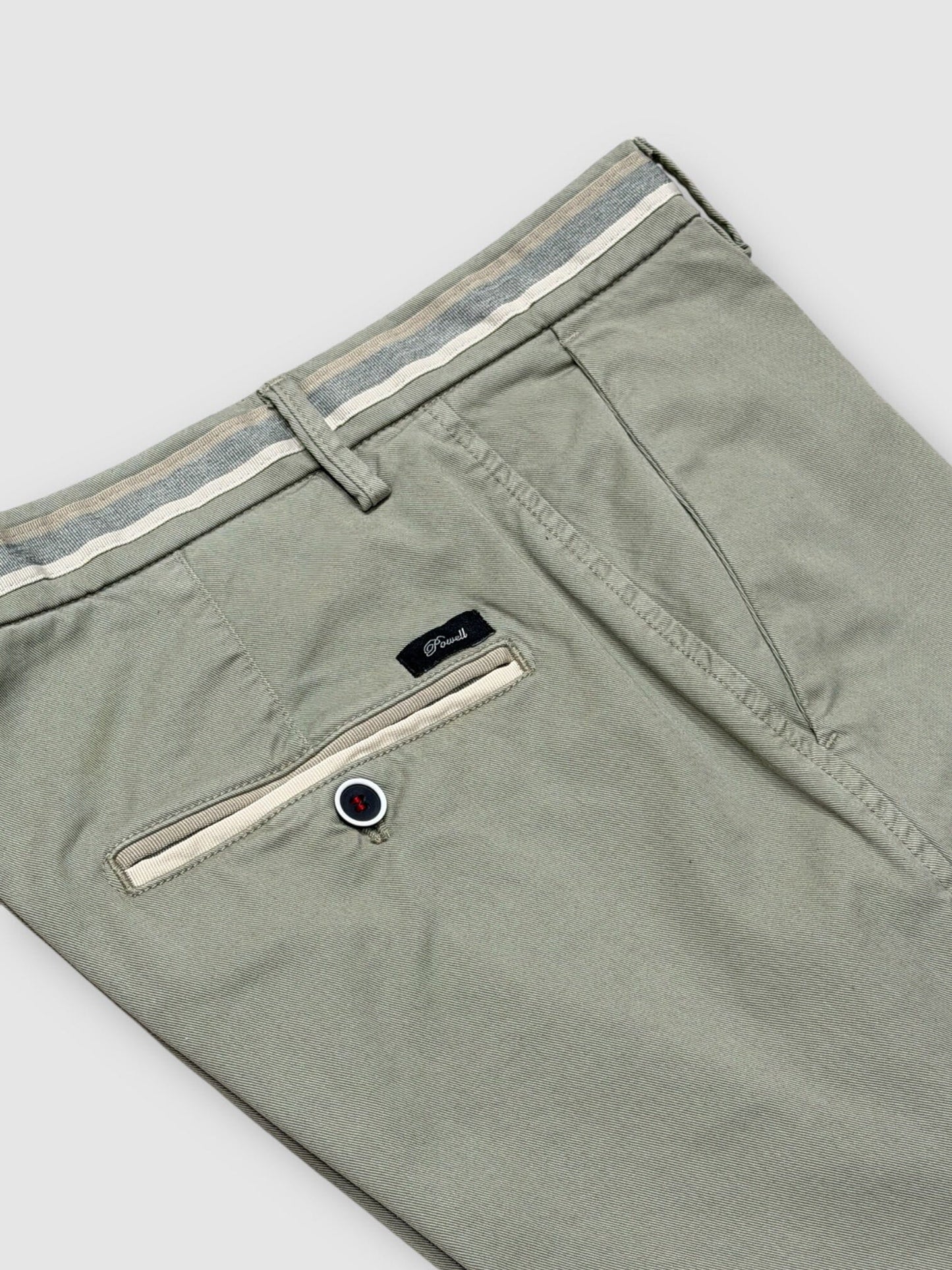 POWELL BY MASONS - Chino Groen Broeken Powell 