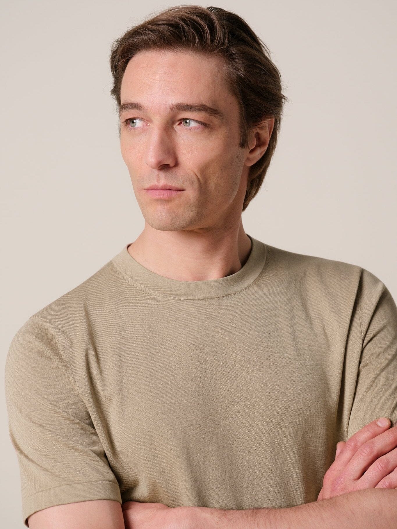 
                  
                    PROFUOMO - Aero Ease T-Shirt Beige T-shirts Profuomo 
                  
                