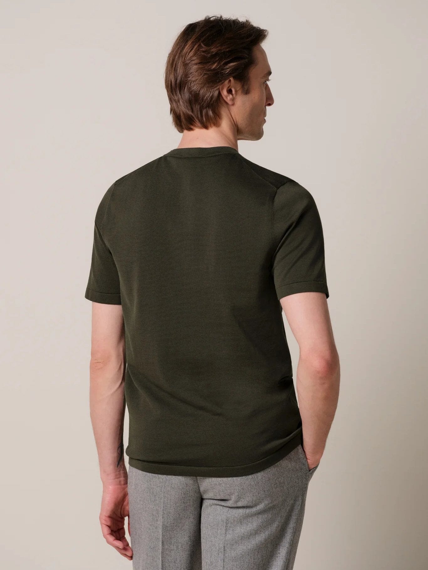 
                  
                    PROFUOMO - Aero Ease T-Shirt Donkergroen T-shirts Profuomo 
                  
                