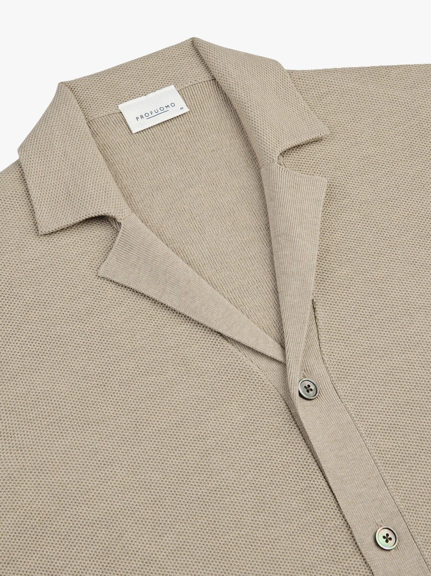 
                  
                    PROFUOMO - Beige Aero Ease camp polo Polo's Profuomo 
                  
                