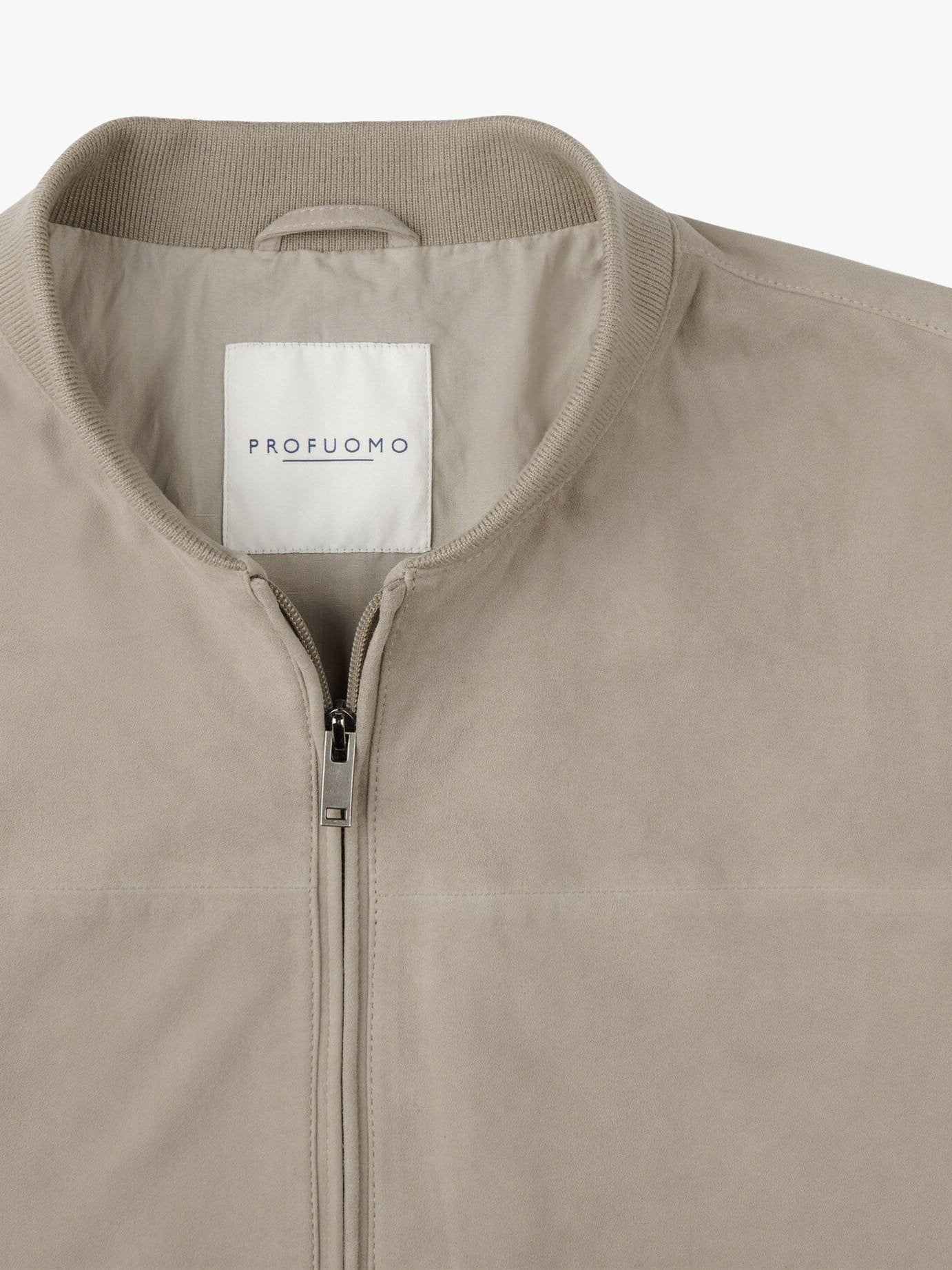 
                  
                    PROFUOMO - Beige Suède Bomber Jassen Profuomo 
                  
                