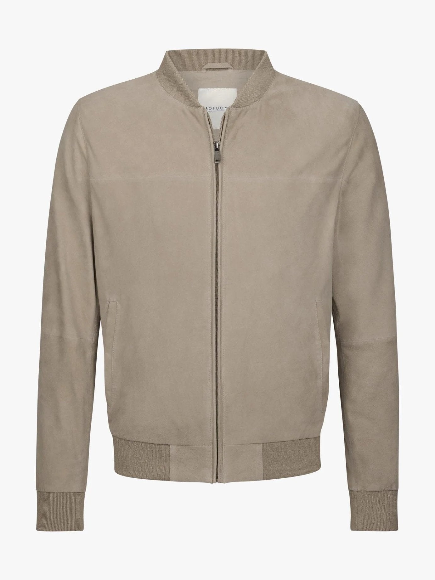 
                  
                    PROFUOMO - Beige Suède Bomber Jassen Profuomo 
                  
                