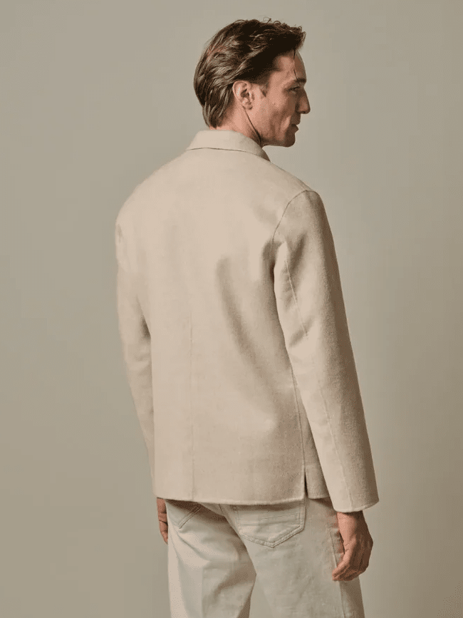 
                  
                    PROFUOMO - Beige Wol Single Layer Overshirt Hemden Profuomo 
                  
                