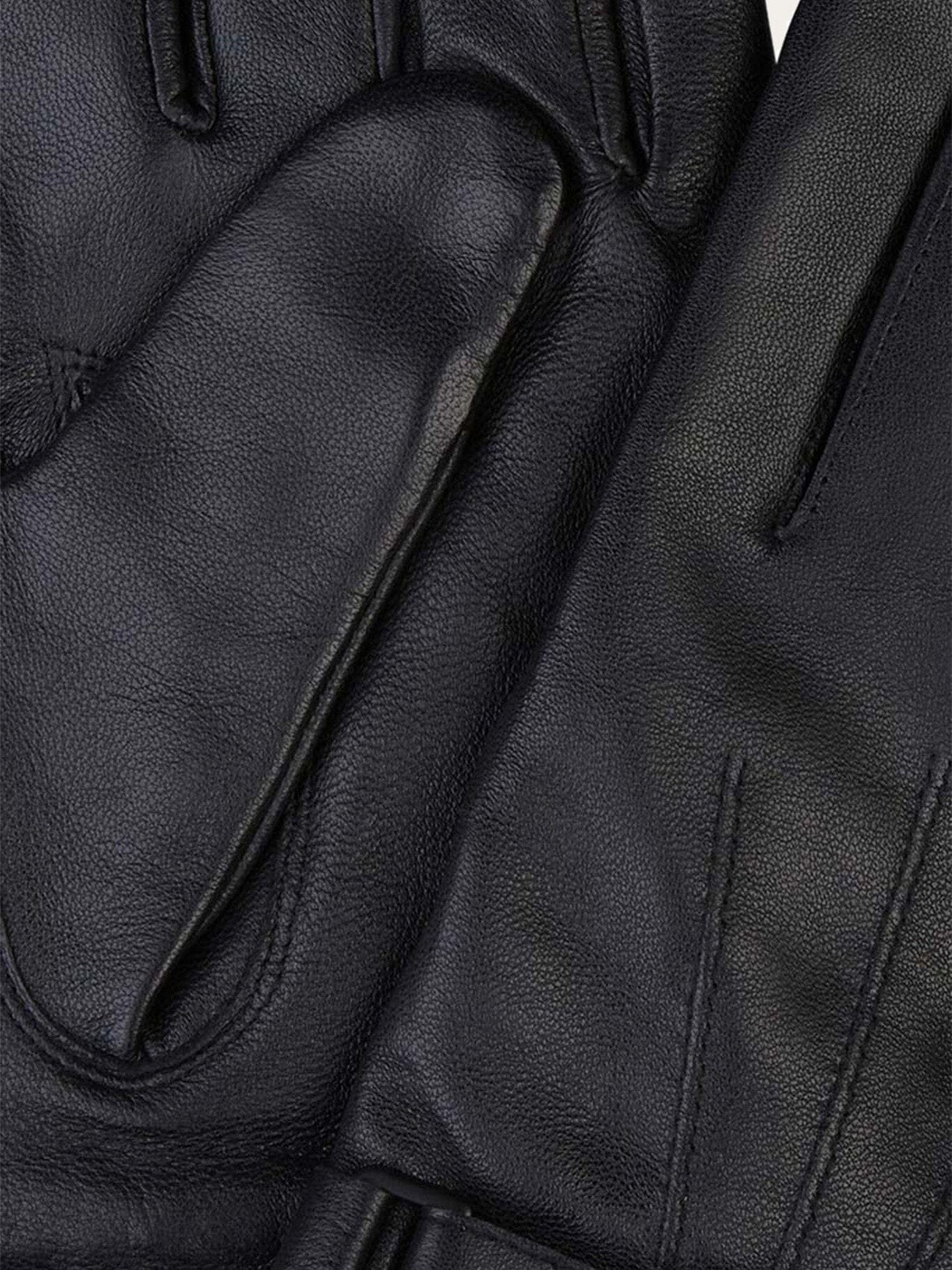 
                  
                    PROFUOMO - Black leather gloves Accessoires Profuomo 
                  
                