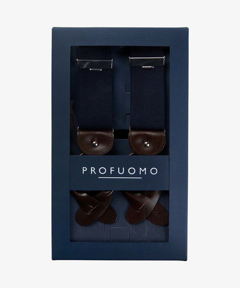 PROFUOMO - Bretellen Donkerblauw Bretels Profuomo 