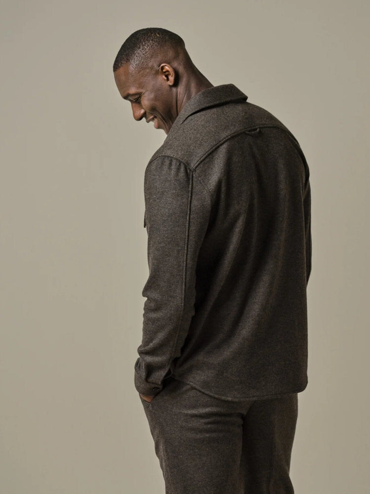 
                  
                    PROFUOMO - Brown Wool Knitted Shirt Hemden Profuomo 
                  
                