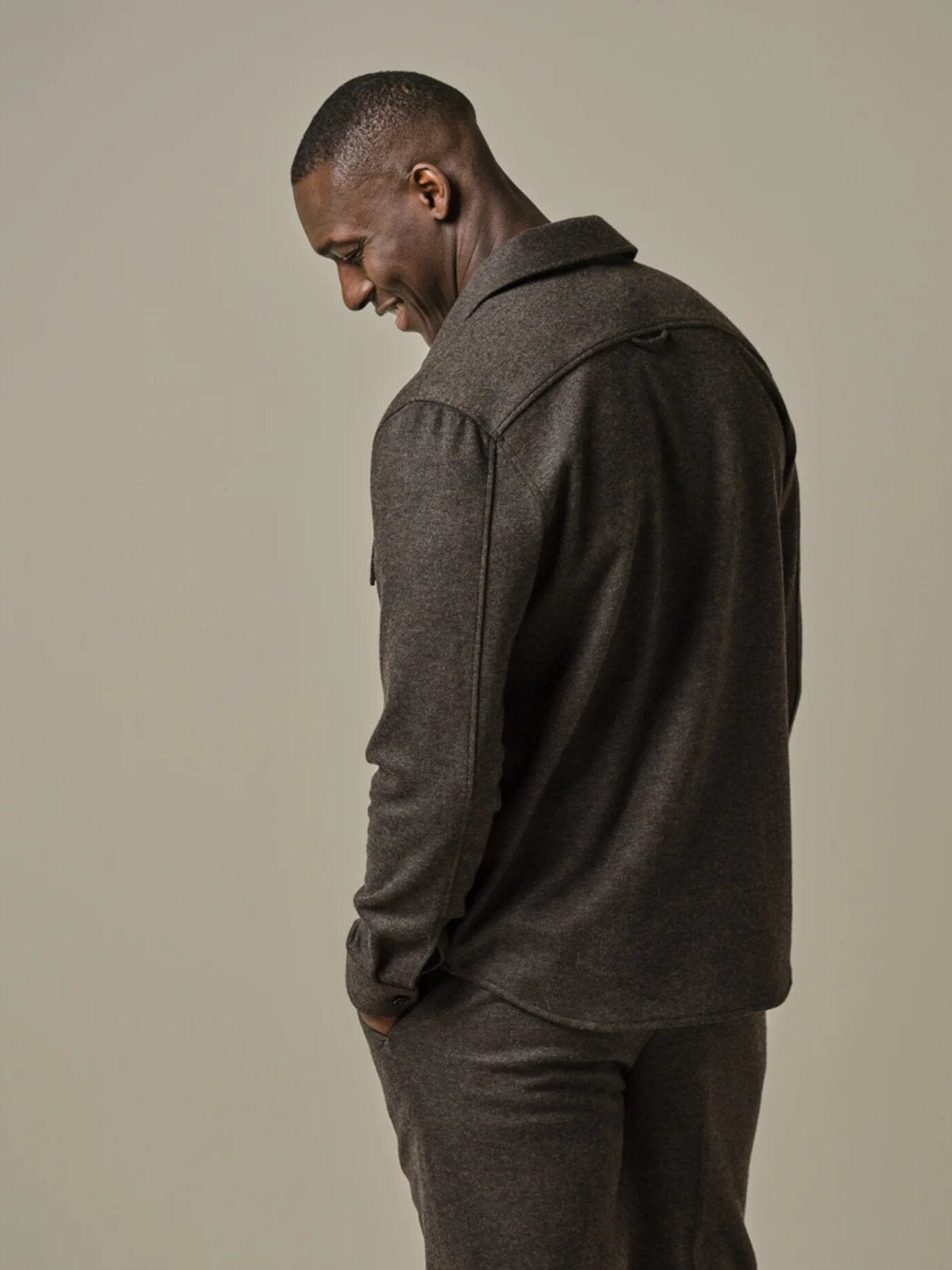 
                  
                    PROFUOMO - Brown Wool Knitted Shirt Hemden Profuomo 
                  
                