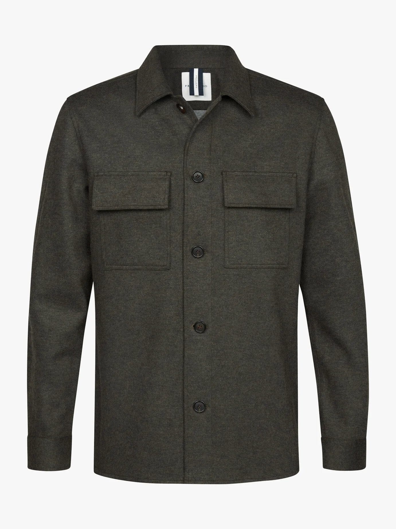 
                  
                    PROFUOMO - Brown Wool Knitted Shirt Hemden Profuomo 
                  
                