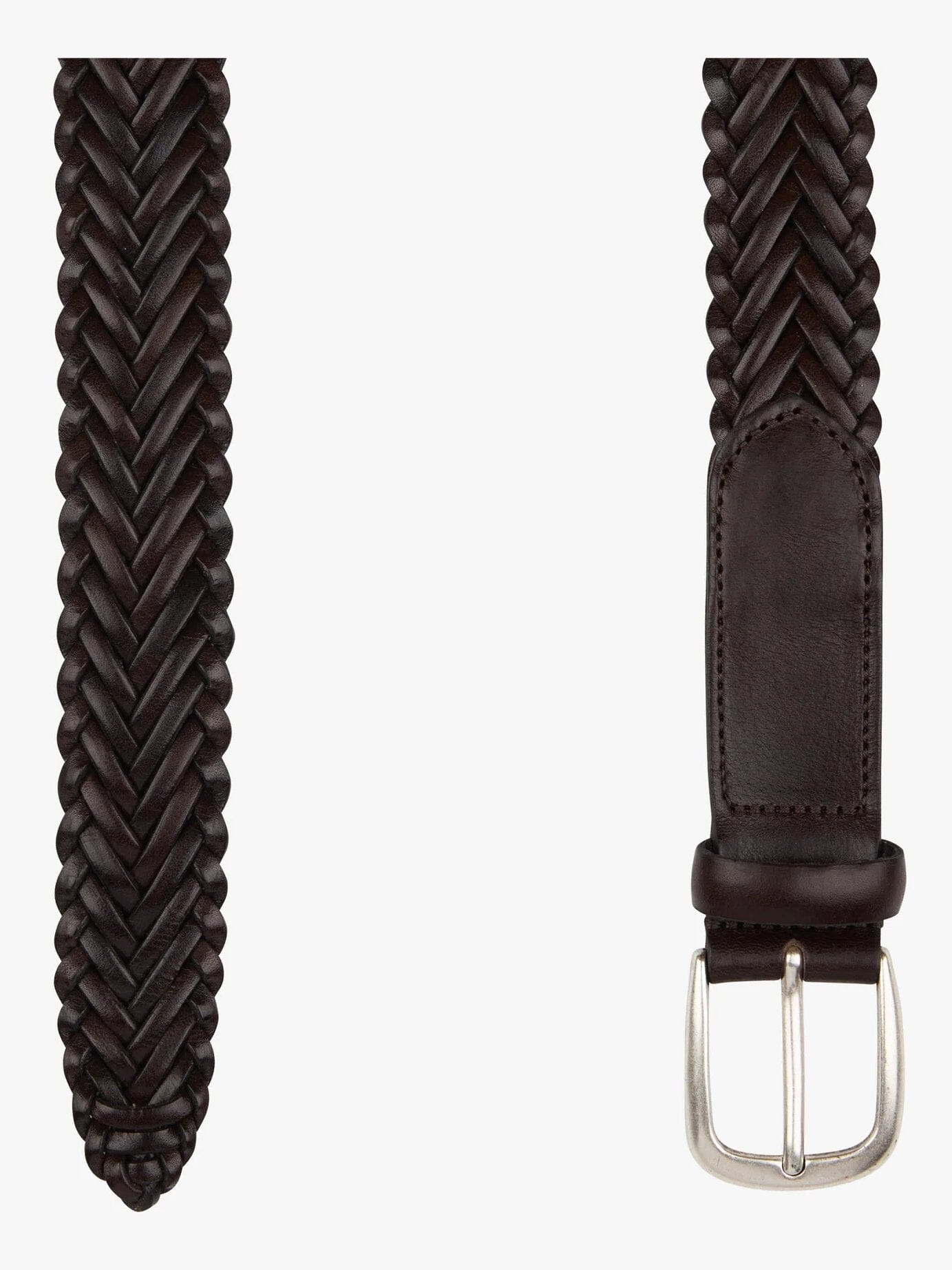 PROFUOMO - Bruin Gevlochten Riem riemen Profuomo 