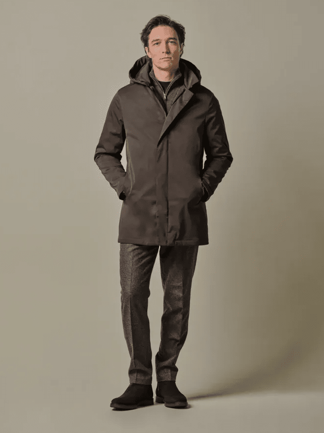 
                  
                    PROFUOMO - Bruine Magnet Jas Jassen Profuomo 
                  
                