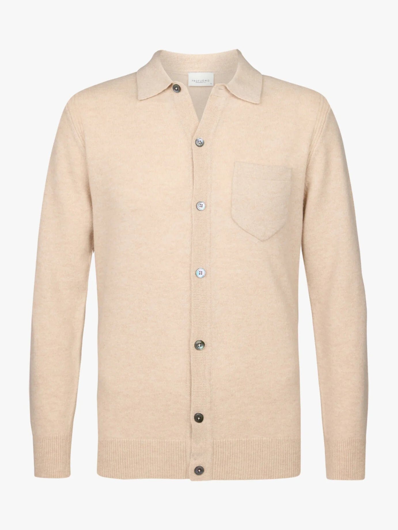 
                  
                    PROFUOMO - Cardigan Met Borstzak Beige Truien Profuomo 
                  
                