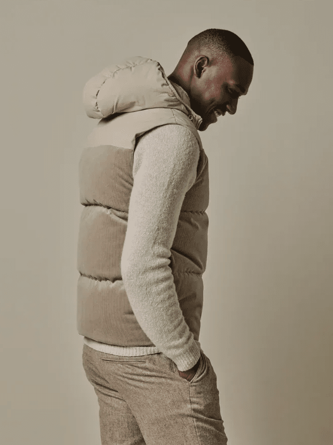 
                  
                    PROFUOMO - Corduroy Bodywarmer Beige Jassen Profuomo 
                  
                