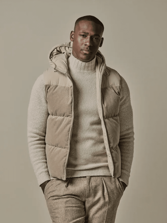 
                  
                    PROFUOMO - Corduroy Bodywarmer Beige Jassen Profuomo 
                  
                