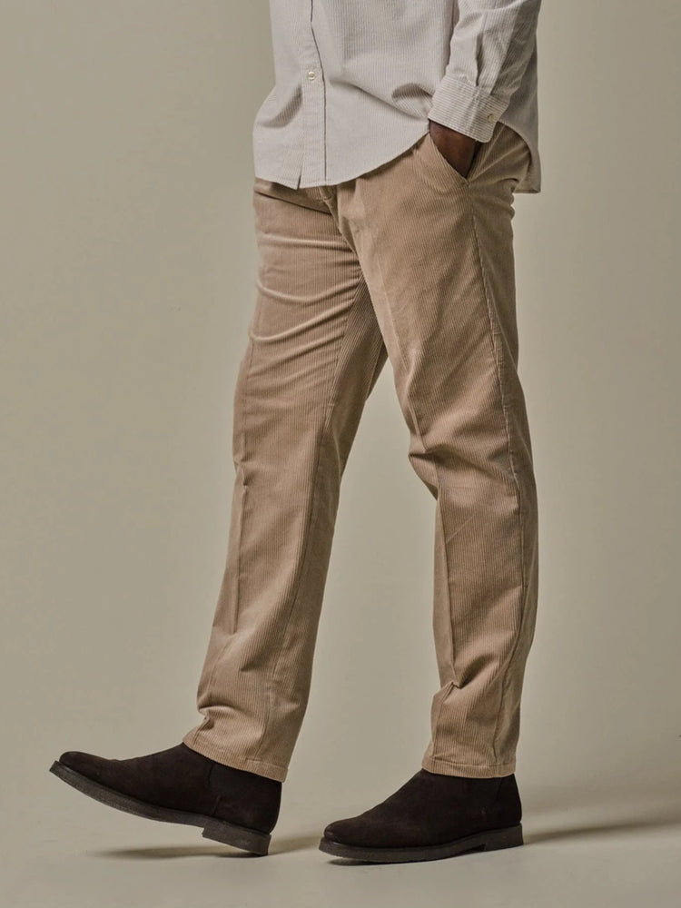 PROFUOMO - Corduroy Broek Beige Broeken Profuomo 