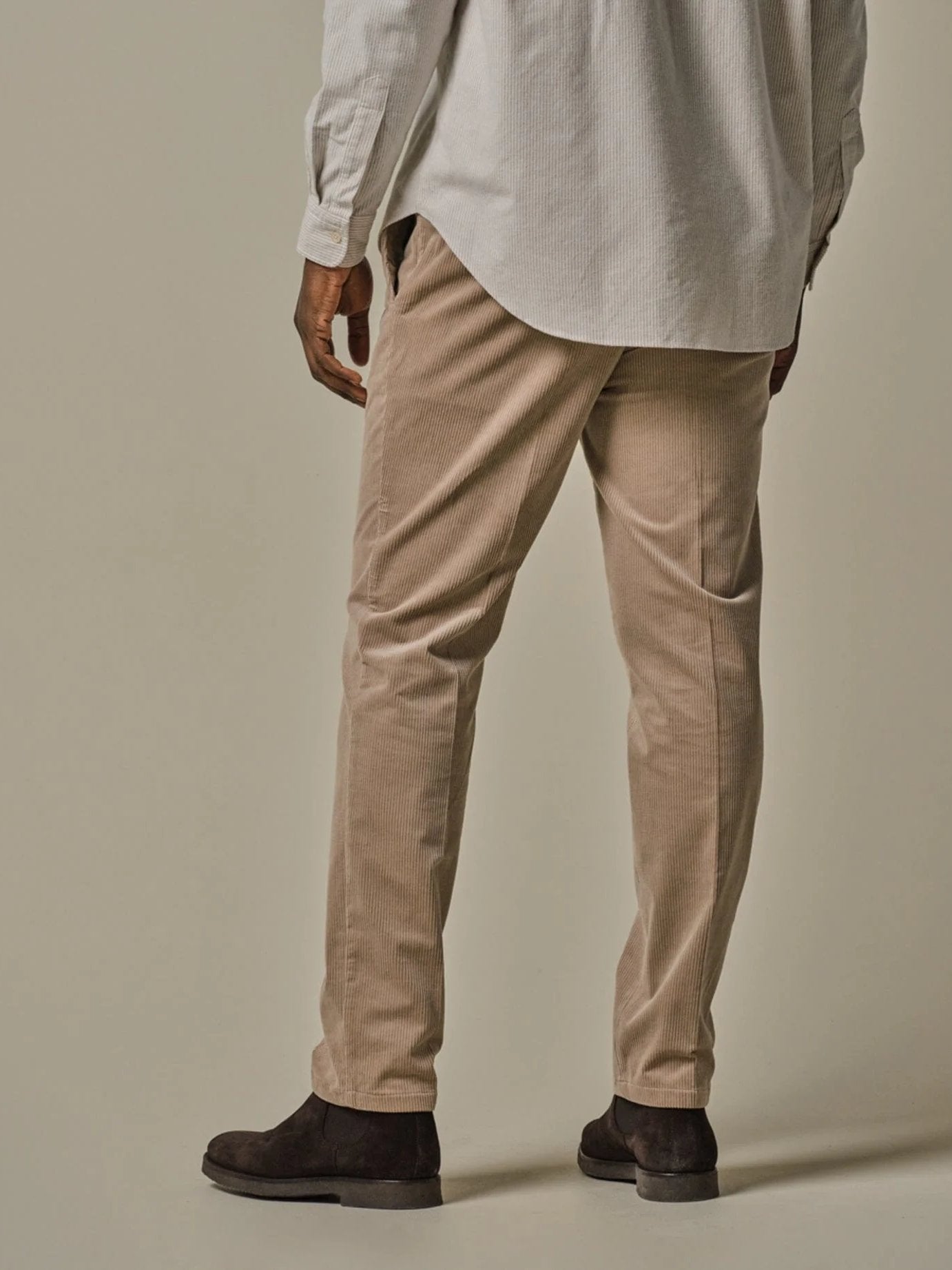 
                  
                    PROFUOMO - Corduroy Broek Beige Broeken Profuomo 
                  
                
