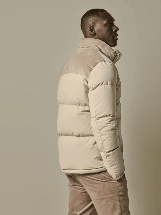 
                  
                    PROFUOMO - Corduroy Puffer Beige Jassen Profuomo 
                  
                