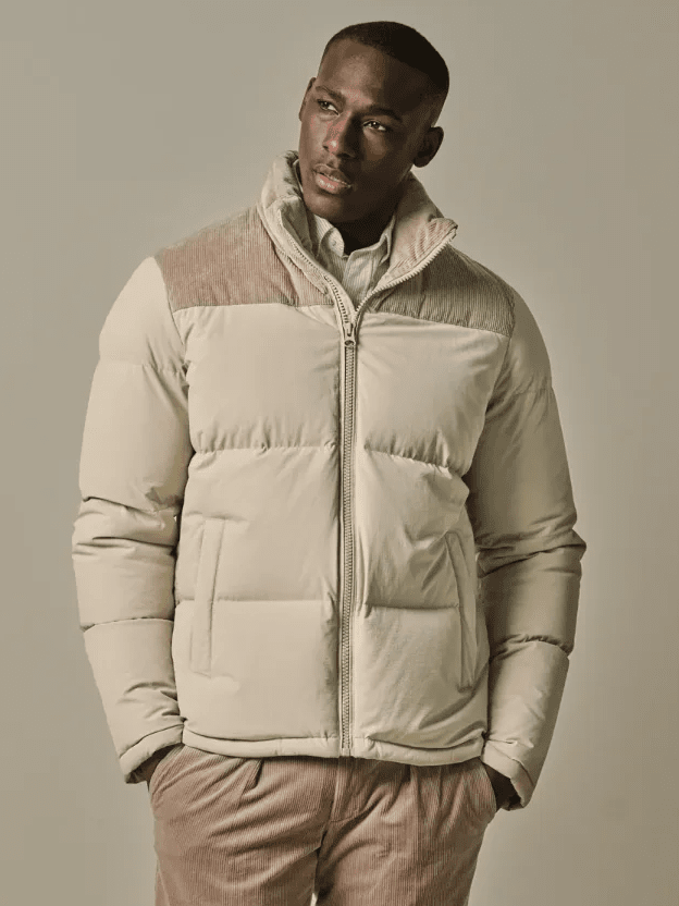 PROFUOMO - Corduroy Puffer Beige Jassen Profuomo 